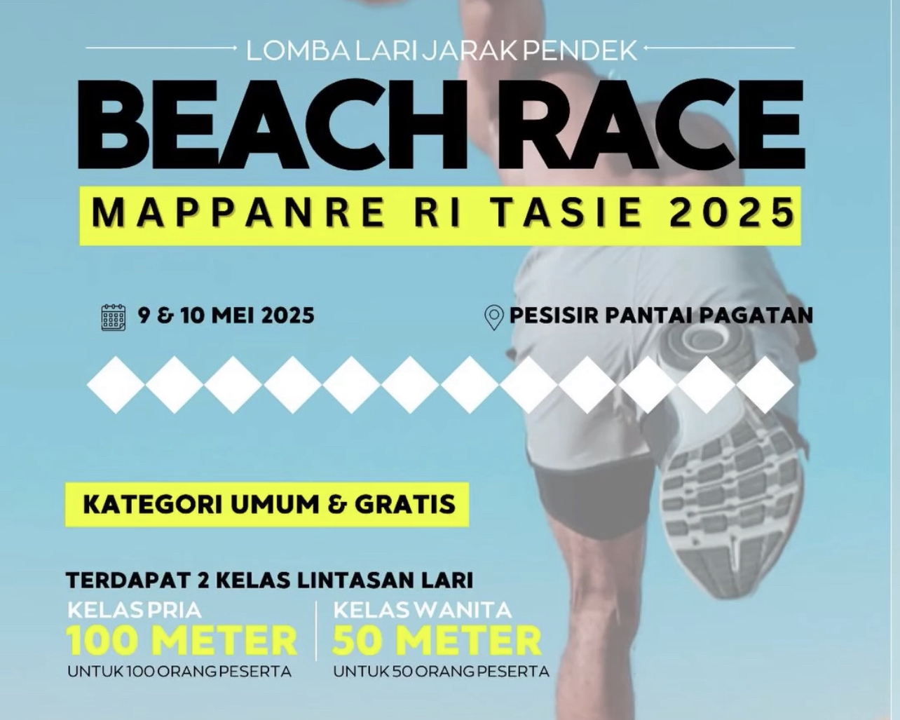 Siap Adu Cepat di Pasir? Beach Race 2025 Tanah Bumbu Hadir Gratis untuk Umum