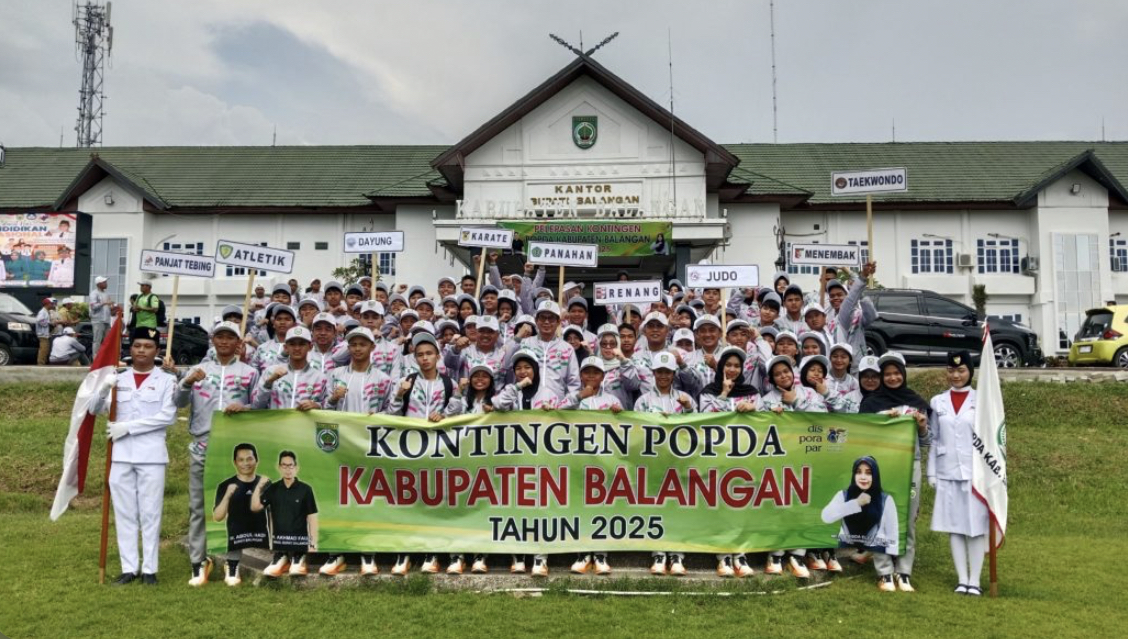 Kontingen Balangan Siap Tampil di POPDA 2025, 71 Atlet Dilepas Wakil Bupati