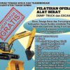 Disnakertrans Tanbu Buka Pelatihan Gratis Operator Dump Truck dan Excavator