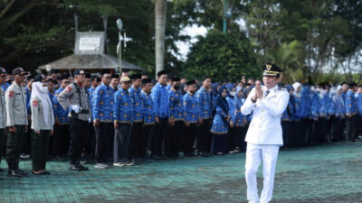 Pimpin Upacara Hari Otonomi Daerah Ke-29, Bupati Bang Arul Serukan Sinergi Menuju Indonesia Emas 2045