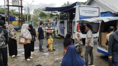 Polres Tanbu Hadirkan Layanan “Kopi Manis” di Desa Waringin Tunggal