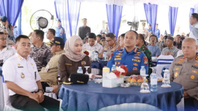 Bakti Sosial Sambang Nusa Presisi di Barito Kuala Dukung Ketahanan Pangan dan Penurunan Stunting