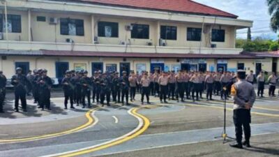 125 Personel Gabungan Dikerahkan, Polres Banjarbaru Siaga Amankan PSU