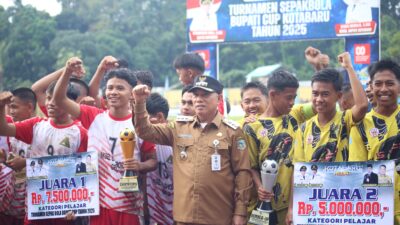 Meriah, Turnamen Bupati Cup 2025 Resmi Ditutup dengan Final Seru