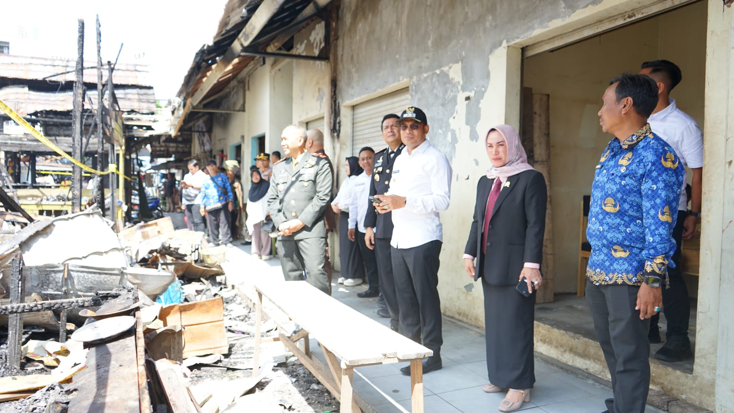 Pemkab Kotabaru Fokus Relokasi Pedagang Usai 205 Kios Pasar Kemakmuran Terbakar
