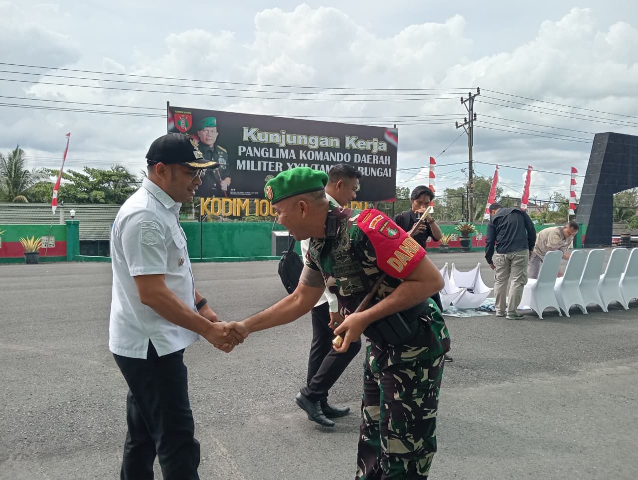 ⁠Pangdam XXII/Tambun Bungai Kunjungi Kotabaru, Tekankan Disiplin dan Sinergi Pembangunan