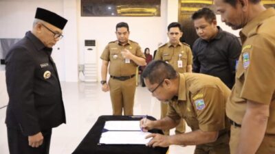⁠Bupati Kotabaru Lantik Pejabat dan 17 Kepala Puskesmas