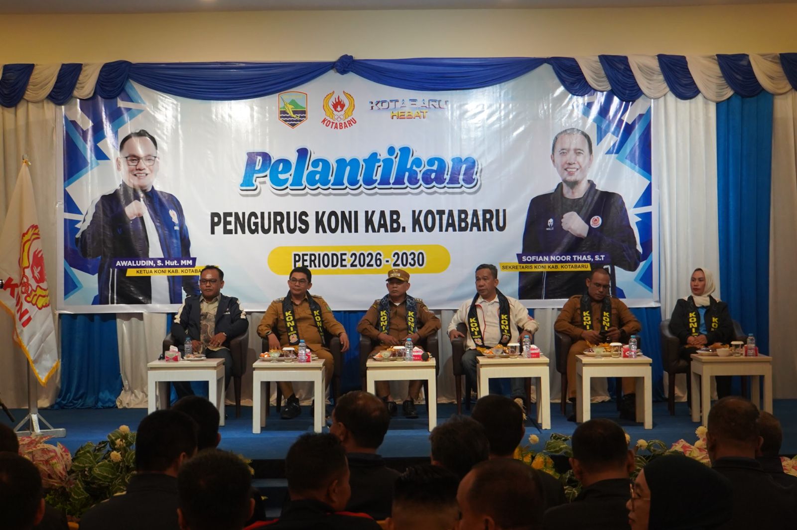 ⁠Pengurus KONI Kotabaru 2026–2030 Resmi Dilantik, Awaludin Nahkodai Organisasi