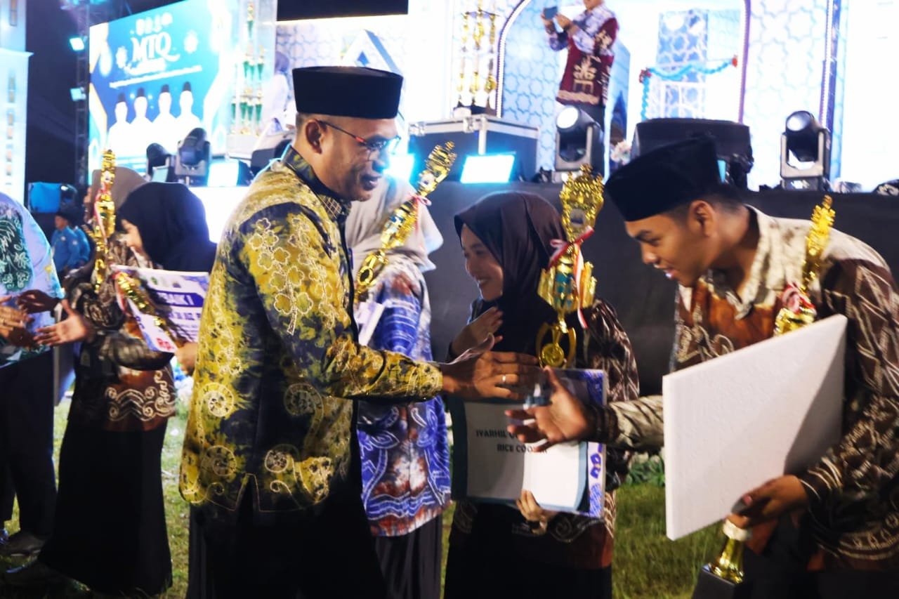Dominasi Berbagai Cabang, Pulau Laut Utara Juara Umum MTQ Kotabaru 2026