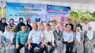 Peringati HUT IBI, Kotabaru Gelar Layanan KB Gratis dan Imunisasi