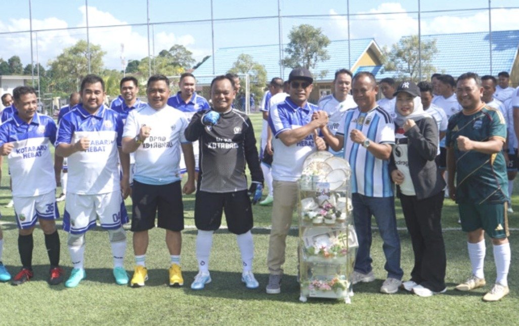 Buka Trofeo Mini Soccer Kotabaru Hebat, Wabup Syairi Serukan Kebersamaan dan Sportivitas