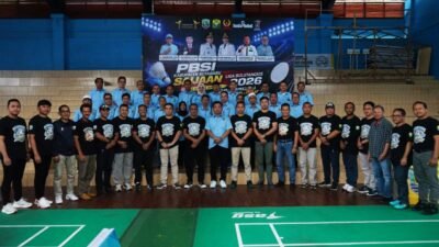 Buka Liga Bulutangkis 2026, Wabup Syairi Mukhlis Bidik Atlet Unggul Asli Kotabaru