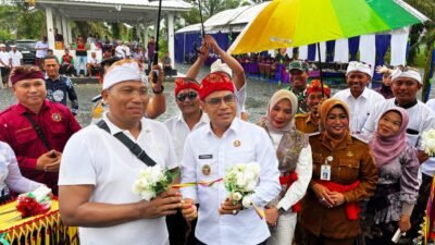 Resmikan Pura Prajapati di Telagasari, Wabup Syairi Sebut Kotabaru Miniatur Indonesia