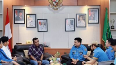 Silaturahmi dengan Bupati HSS, DPD KNPI Kalsel Dorong Penguatan SDM Pemuda
