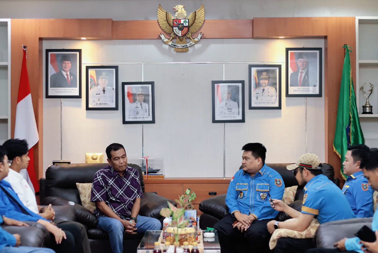 Silaturahmi dengan Bupati HSS, DPD KNPI Kalsel Dorong Penguatan SDM Pemuda