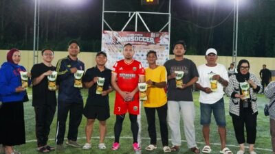 Pererat Silaturahmi Lintas Sektor, Pemkab Kotabaru Gelar Turnamen Minisoccer HUT ke-81 RI