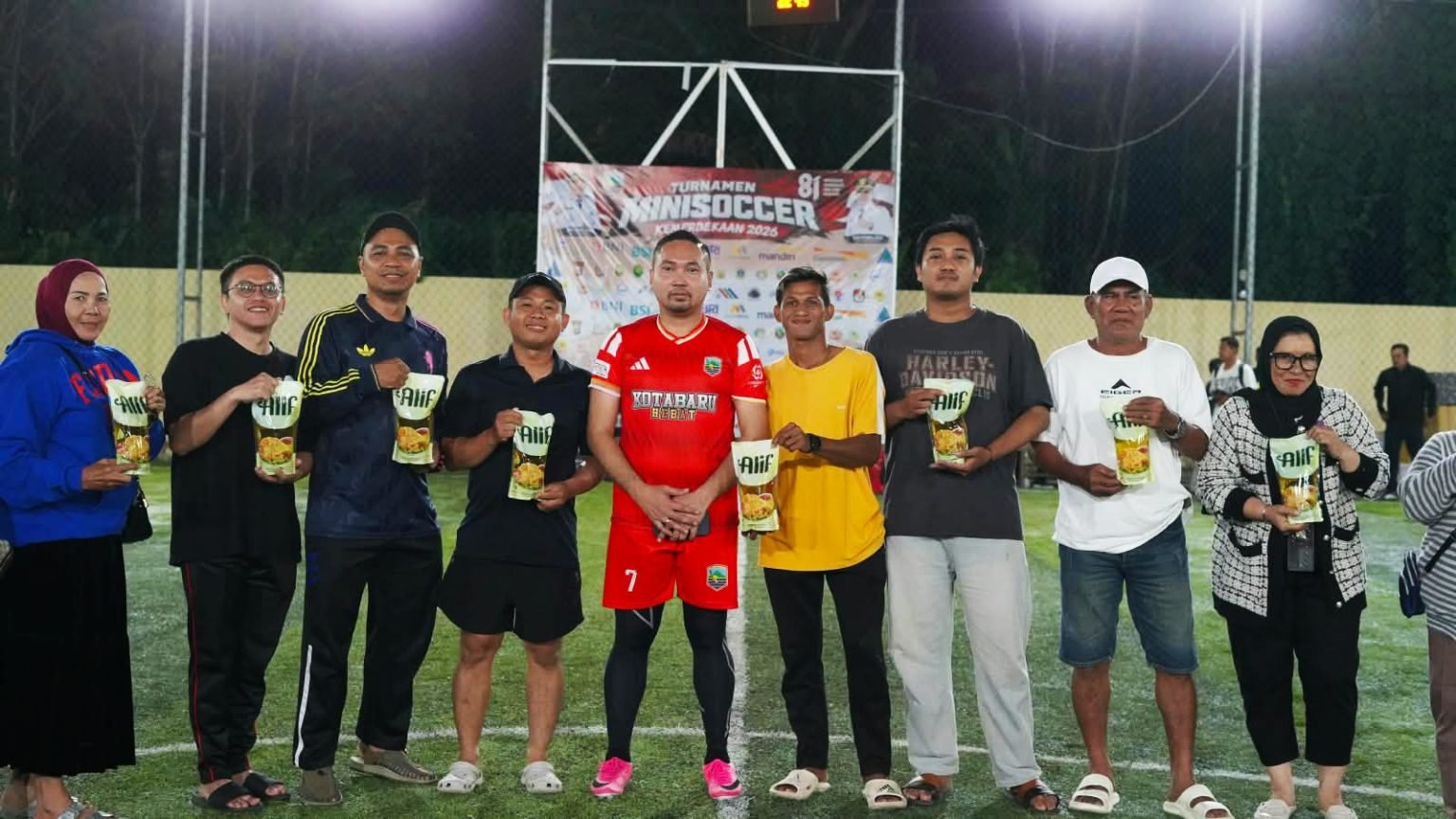 Pererat Silaturahmi Lintas Sektor, Pemkab Kotabaru Gelar Turnamen Minisoccer HUT ke-81 RI